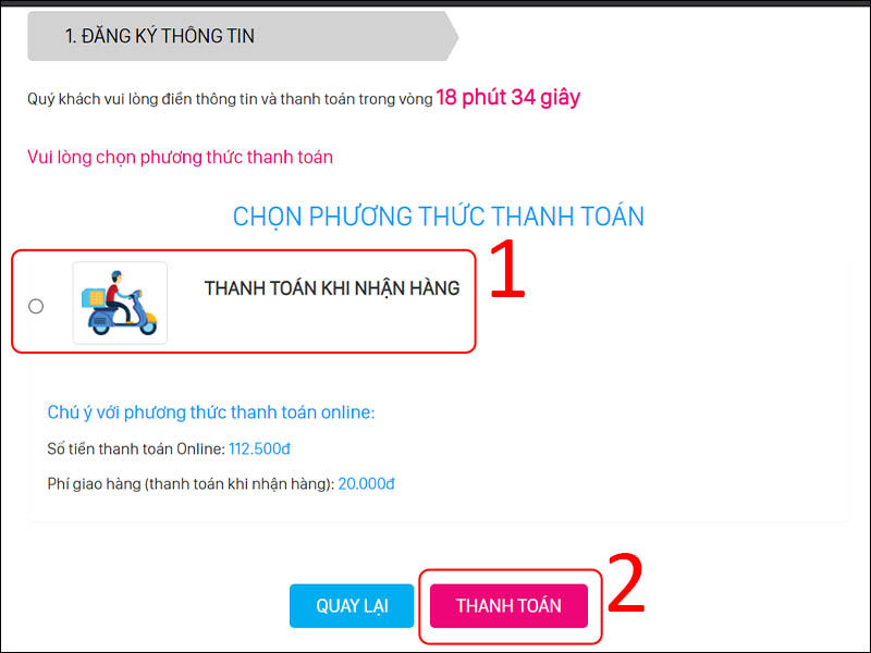 Xác nhận thanh toán